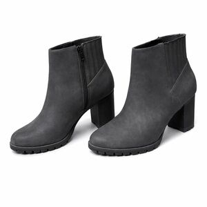 Kelly & Katie Black Heeled Boots